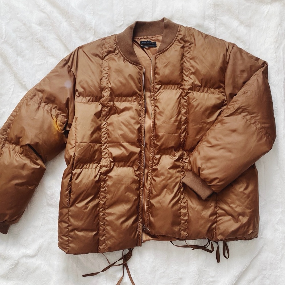 UO puffer bomber jacket